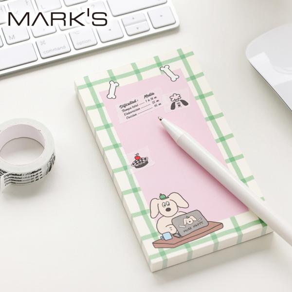 メモパッド チャーリーメモ TODOリスト タスク管理 犬 イヌ アニマル 韓国雑貨 ロマネ ROM...