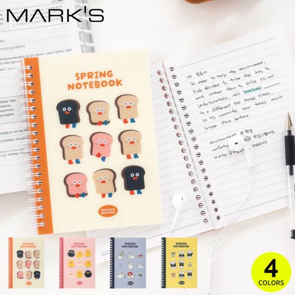 ブランチブラザー ノート・B6 メモ帳 トースト ダック イヌ 犬 コアラ キャラクター かわいい ...