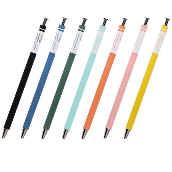ボールペン 黒インク 0.5mm ゲル木軸ペン ゲルインク マークスタイル・カラーズ マークス