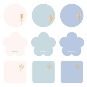 寄せ書き用ステッカー サンキュー スクラップ デコラップ コラージュ 卒業 ウェディング バースデー お祝い プレゼント ギフト 母の日 デコラ｜マークス公式ストア