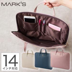【30％OFF】PCバッグ パソコンケース レディース おしゃれ キャリングケース 持ち手付 ビジュー デジタルアクセサリー 14インチ A4 バッグインバッグ マークス