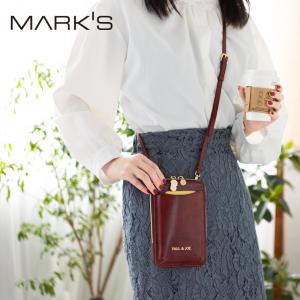 ポールアンドジョー ポール&ジョー 財布機能付きスマートフォンショルダーバッグ ボルドー ヌネット ねこ ポシェット ネコ 猫 マークス