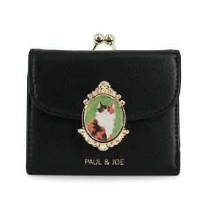 ポール ＆ ジョー アクセソワ 口金ミニ財布 キャット・ブローチ / ブラック ねこ 猫 ネコ