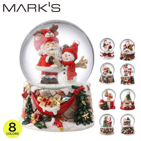 スノードーム・M クリスマス インテリア 雑貨 サンタ スノーマン ツリー ソリ ベア ブック バイ...