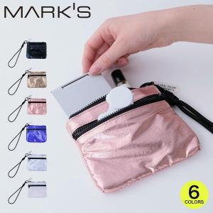 ハンドストラップ コレクション マークス ミニポーチ ポーチ メタリック 軽量 小物入れ メンズ レディース 小さめ シンプル おしゃれ