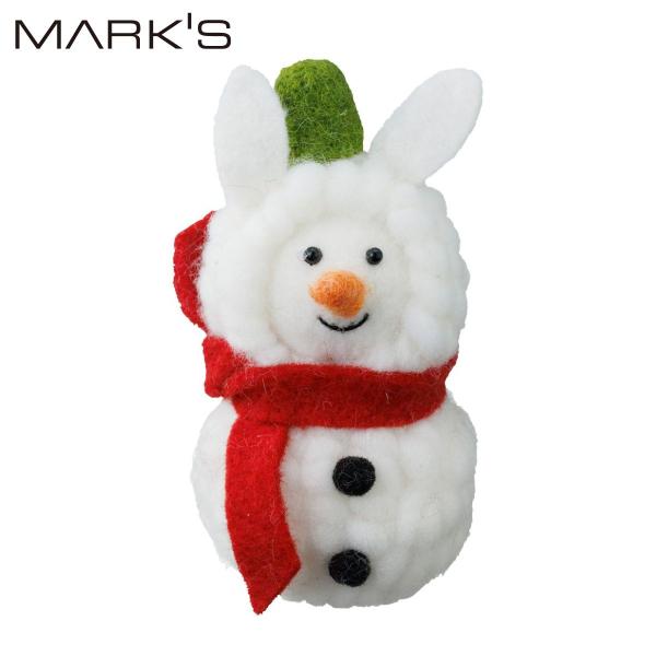 モコモコアニマル・スノーマン・ウサギ マフラー クリスマス 飾り 雑貨 インテリア 飾り置物 プチギ...