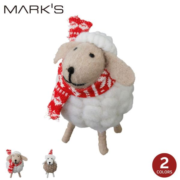 モコモコアニマル・ヒツジ クリスマス 飾り 雑貨 インテリア 飾り置物 プチギフト ヒツジ マークス...