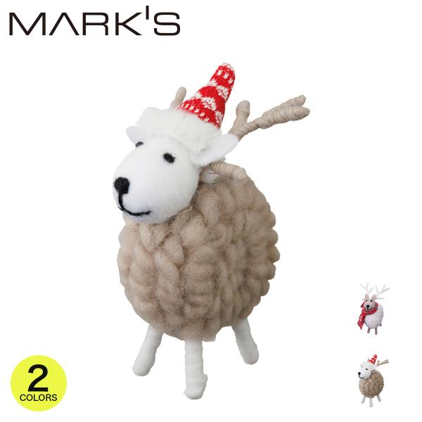 モコモコアニマル・トナカイ マークスクリスマス X'mas インテリア雑貨 プレゼント ギフト かわ...
