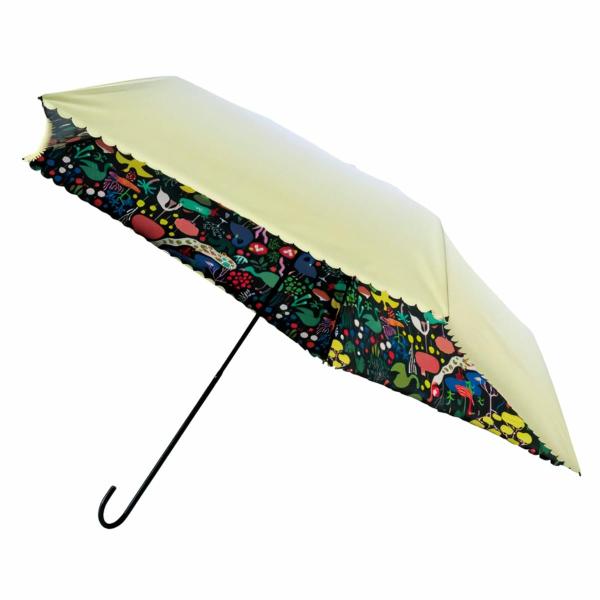 estaa 遮光折傘 Beauty Shield light ミニ パラダイス 日傘 UVカット フ...