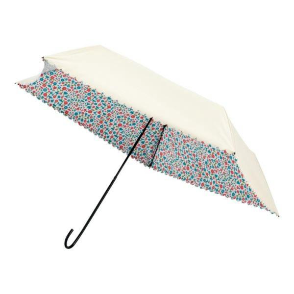 estaa 遮光折傘 Beauty Shield light ミニ フラワーベッド 日傘 フラワーモ...