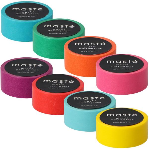 マステ マスキングテープ ベーシック COLORFULLYCOLORFUL