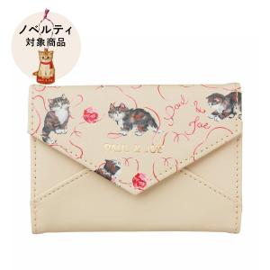 ポール ＆ ジョー カードケース キャッツ・ウィズ・ヤーン 名刺入れ レディース ブランド スリム ICカード ケース PU素材 BOX入り