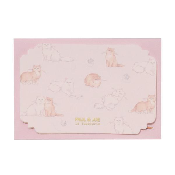 メッセージカードセット プレイング・キャッツ ポールアンドジョー PAUL &amp; JOE メモ お手紙...