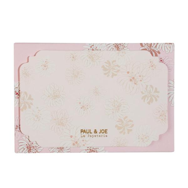 ポール ＆ ジョー ラ・パペトリー メッセージカードセット クリザンテーム・ピンク マークス 花柄 ...