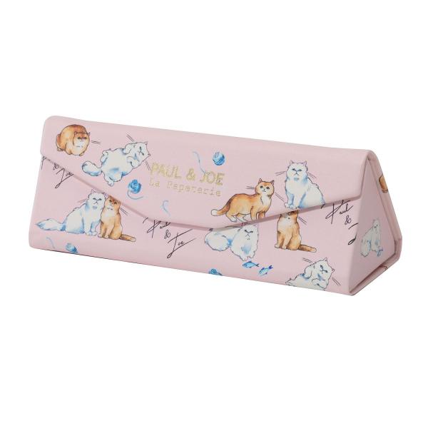 ステッカープレゼント スリムメガネケース プレイング・キャッツ ポールアンドジョー PAUL &amp; J...