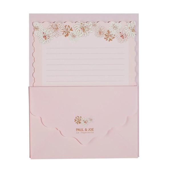 ポール ＆ ジョー ラ・パペトリー レースカットレターセット クリザンテーム・ピンク マークス 花柄...