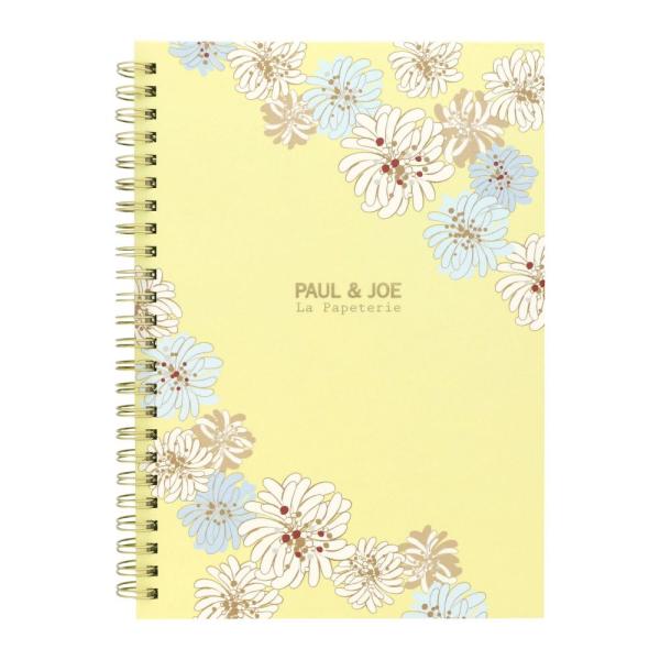 ポールアンドジョー ポール&amp;ジョーノート・A5 クリザンテーム・レモン メモ 花柄 リングノート P...