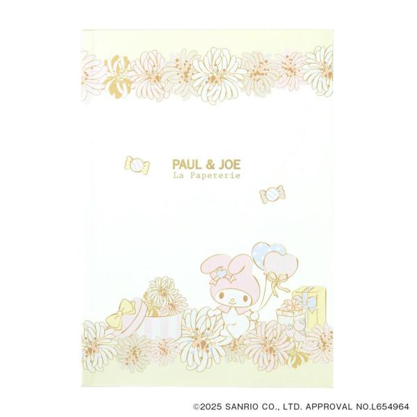 ポール ＆ ジョー×マイメロディ ノート・A5 ホワイト マークス ポールアンドジョー PAUL &amp;...