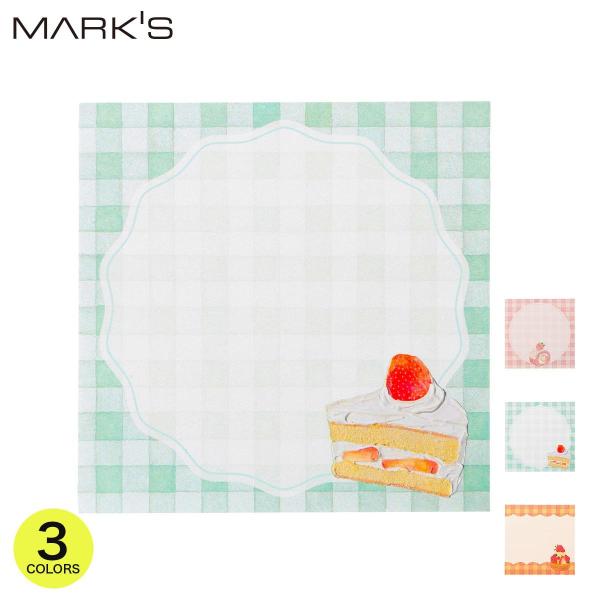 タカハシナツミ メモパッド 文具 スイーツ メモ帳 ケーキ いちご メッセージメモ 伝言メモ おしゃ...