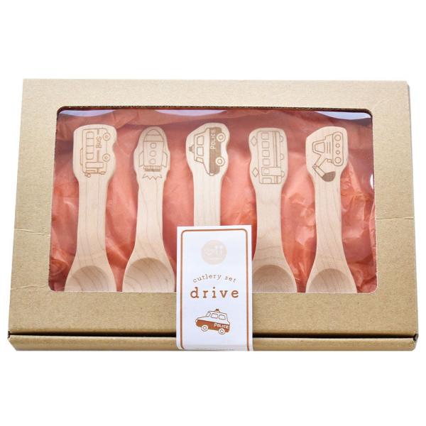 カトラリーセット スプーン 木製 子供用 TOUGEI ドライブ