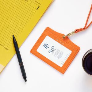 IDカードホルダー ネックストラップ 安全パーツ付き ヨコ型 IDケース マエストラーレ メンズ レディース PEDIR ペディール マークス