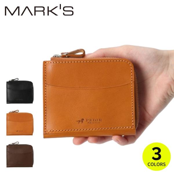 PEDIR(ペディール) 本革 栃木レザー LFスリム財布 マークス 父の日