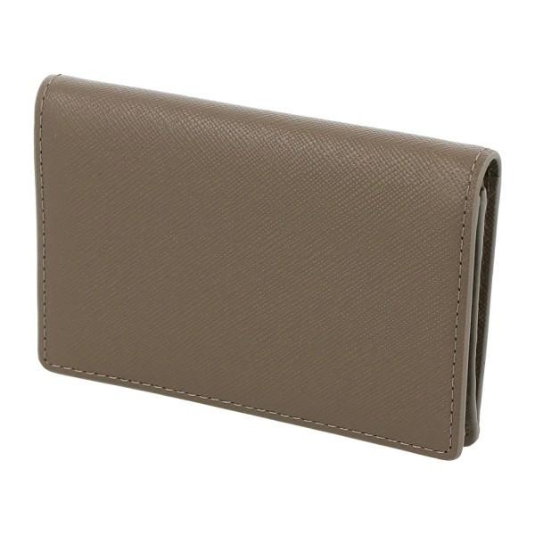 名刺入れ カードケース 本革 プリズム トープ ベージュ 茶色 馬蹄 馬 おしゃれ プレゼント ギフ...