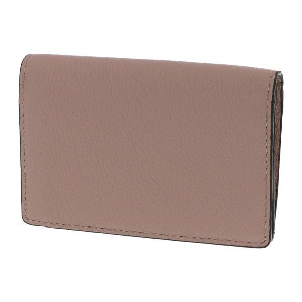 本革 革 ネームカードケース カードケース 名刺ケース 名刺入れ ディアシュリンク ライトピンク ピ...