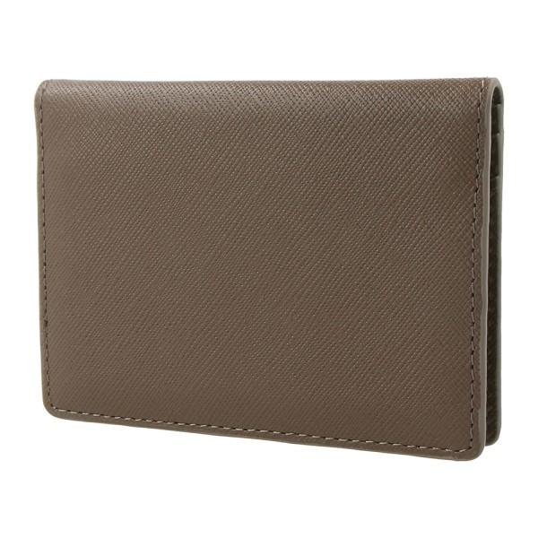 パスケース 定期入れ 定期ケース 二つ折り 本革 レザー プリズム トープ 茶色 馬 馬蹄 PEDI...