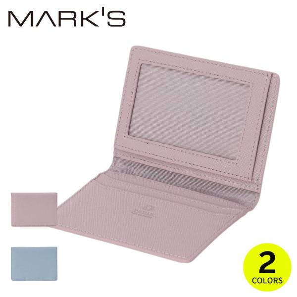 本革 革 ダブル パスケース 定期入れ 定期ケース プリズム グレイッシュピンク ピンク ブルー 青...