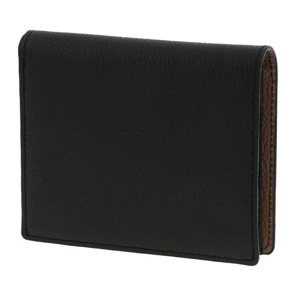 本革 革 二つ折り ウォレット 財布 ディアシュリンク ブラック 黒 PEDIR ペディール 馬 馬...