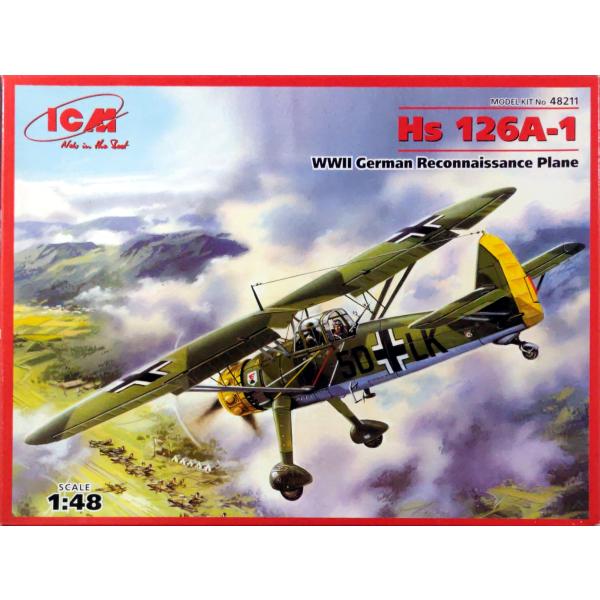Hs126A-1 WWIIドイツ偵察機 1/48 ICM