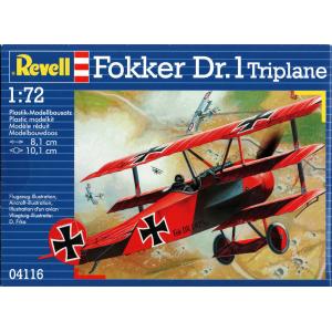 Revell レベル 1/72 フォッカー Dr.1 レッドバロン プラモデル