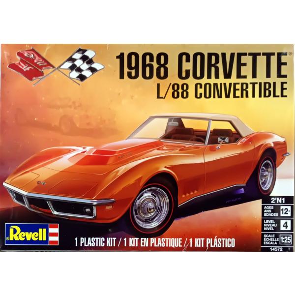 1968 コルベット L88 コンバーチブル 1/25 アメリカレベル