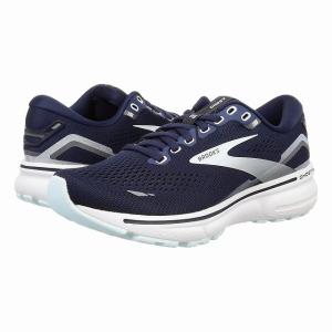 レディーススニーカー ランニングシューズ 送料無料  BROOKS ブルックス BRW 3803 NB ゴースト GHOST15 ネイビーウィメンズ ジョギング ジム 通学 通勤｜marm-shopping0105