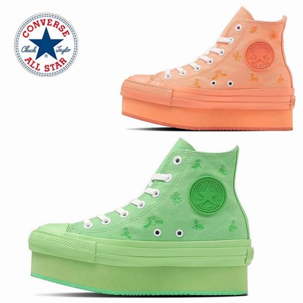 レディース厚底スニーカー コンバース converse ハイカット オールスター (R) ancco...