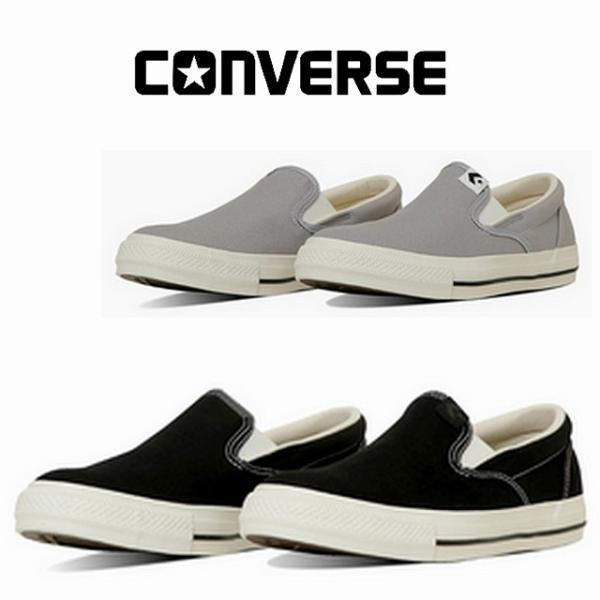 メンズスリッポンスニーカー コンバース converse CXP スリップオン ブラック/ブラック ...
