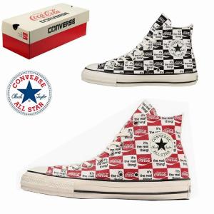 メンズハイカットスニーカー コンバース オールスター US コカ・コーラ CK HI ブラック/ホワイト レッド/ホワイト converse ALL STAR