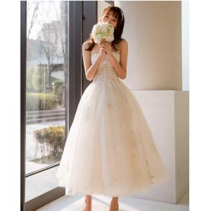 二次会 ドレス 安い ナチュラル ウエディングドレス の商品一覧 ドレス ブライダル ファッション 通販 Yahoo ショッピング