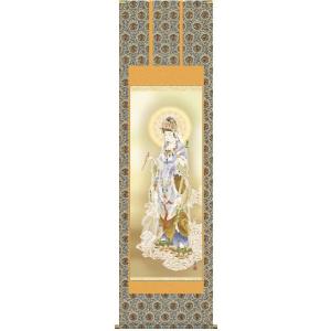掛け軸 龍上観音（北条裕華） 尺三 掛軸 : まろ庵 - 通販 - Yahoo