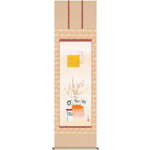 掛け軸 桃の節句 立雛（野川秀華） 節句 掛軸 : まろ庵 - 通販 - Yahoo