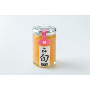 旬ジャム　もも　140g　長野県産白桃使用　添加物不使用　