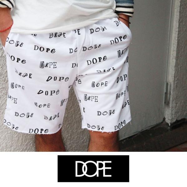 DOPE COUTURE ドープ sweat shorts スウェットショーツ メンズ ホワイト