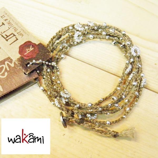 【送料無料】WAKAMI ワカミ ブレスレット ロング１連タイプ