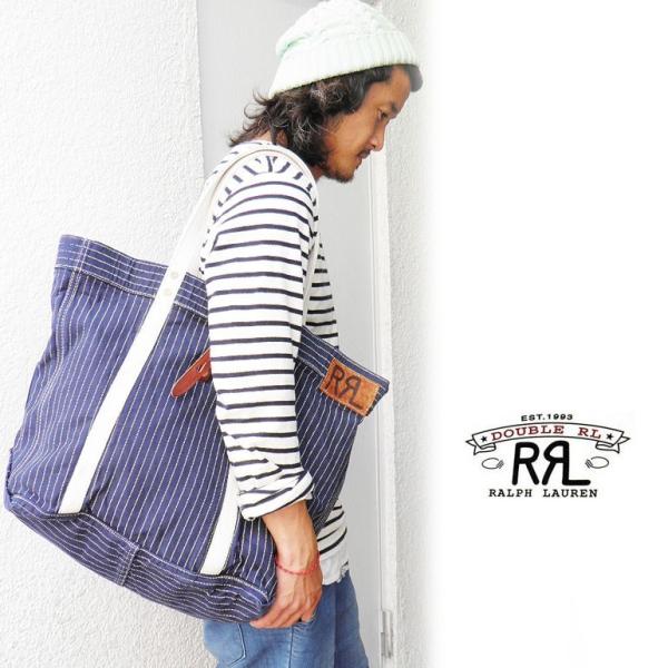 RRL/ダブルアールエル Ralph lauren ラルフローレン コットン マーフィー トート ホ...