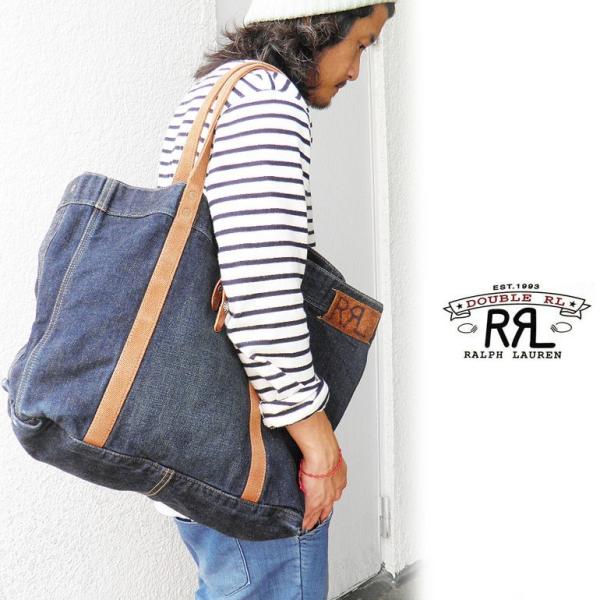 RRL/ダブルアールエル Ralph lauren ラルフローレン デニム マーフィー トート
