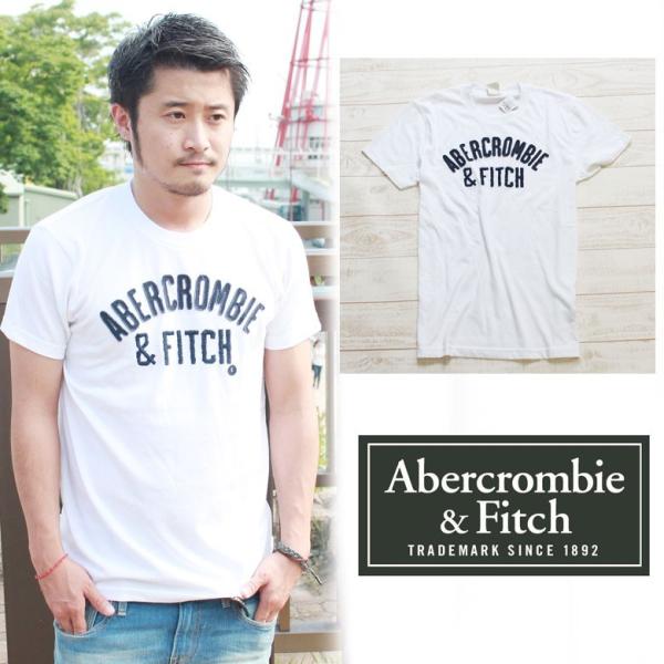 アバクロ/Abercrombie&amp;Fitch TEE Tシャツ メンズ 半袖 ホワイト