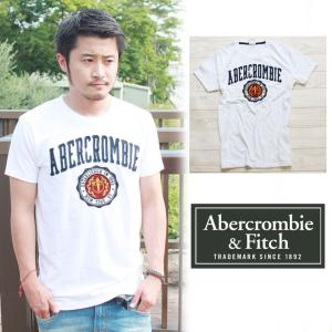 アバクロ/Abercrombie&Fitch TEE Tシャツ メンズ 半袖 ホワイト｜maroon