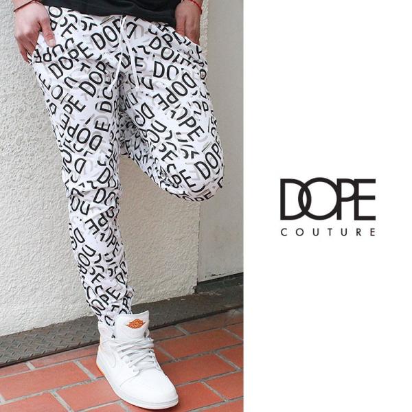 DOPE COUTURE ドープ sweat pants スウェットパンツ メンズ 総柄