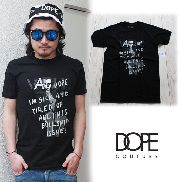 DOPE COUTURE ドープ T-shirts Tシャツ メンズ 半袖 ブラック